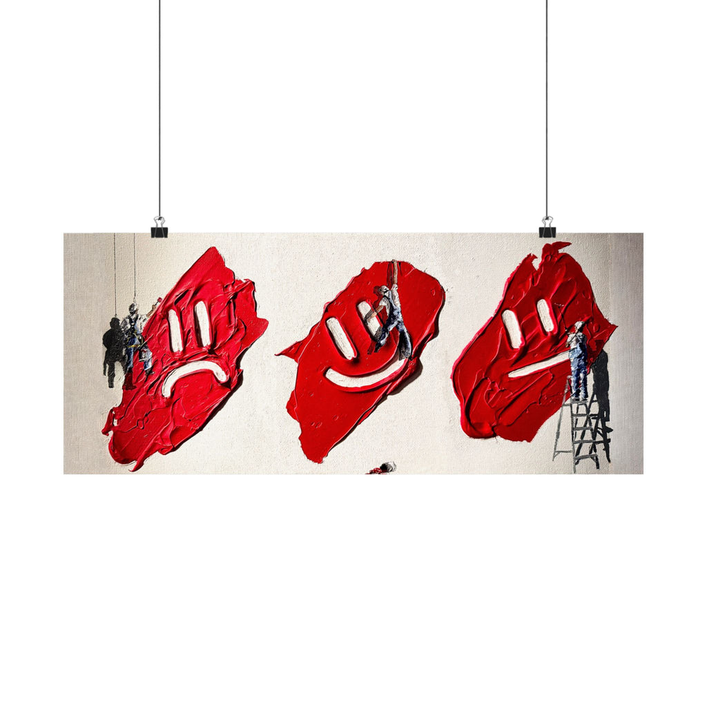 Three little painters (print)