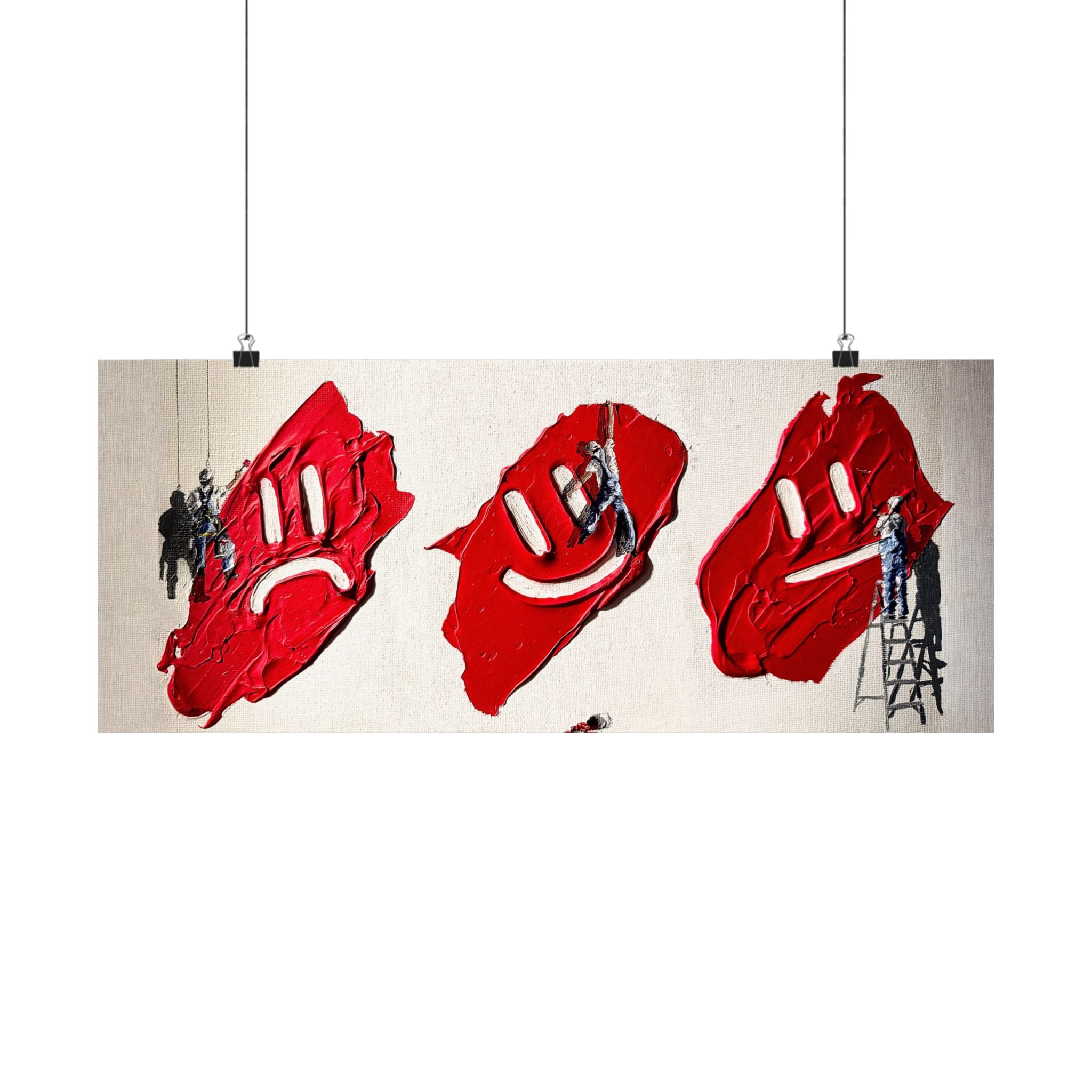 Three little painters (print)